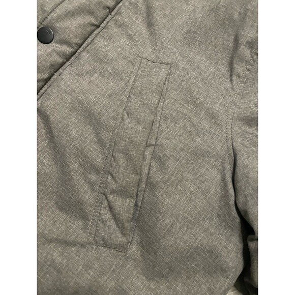 Winter Parka Puffer Coat Quilted Lined Pockets Divided H&M Hooded Fill Zip Long - Picture 15 of 16